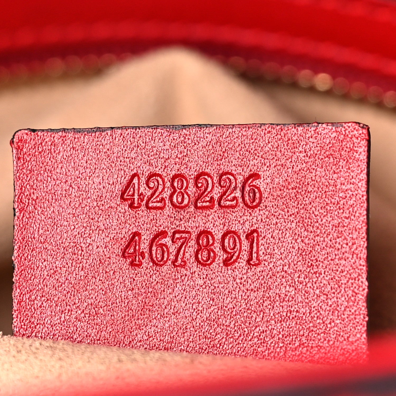 Gucci Guccissima Linea A Foldover Tote Red 7 of 9