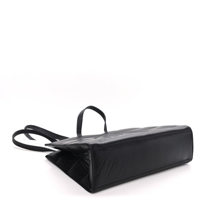 Telfar Nylon Medium Puff Shopping Bag Black 4 of 10
