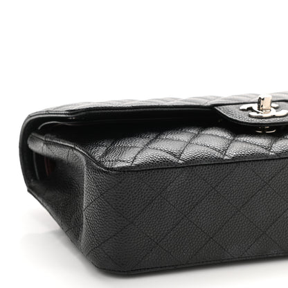 Chanel Caviar Quilted Medium Double Flap Black 9 of 10