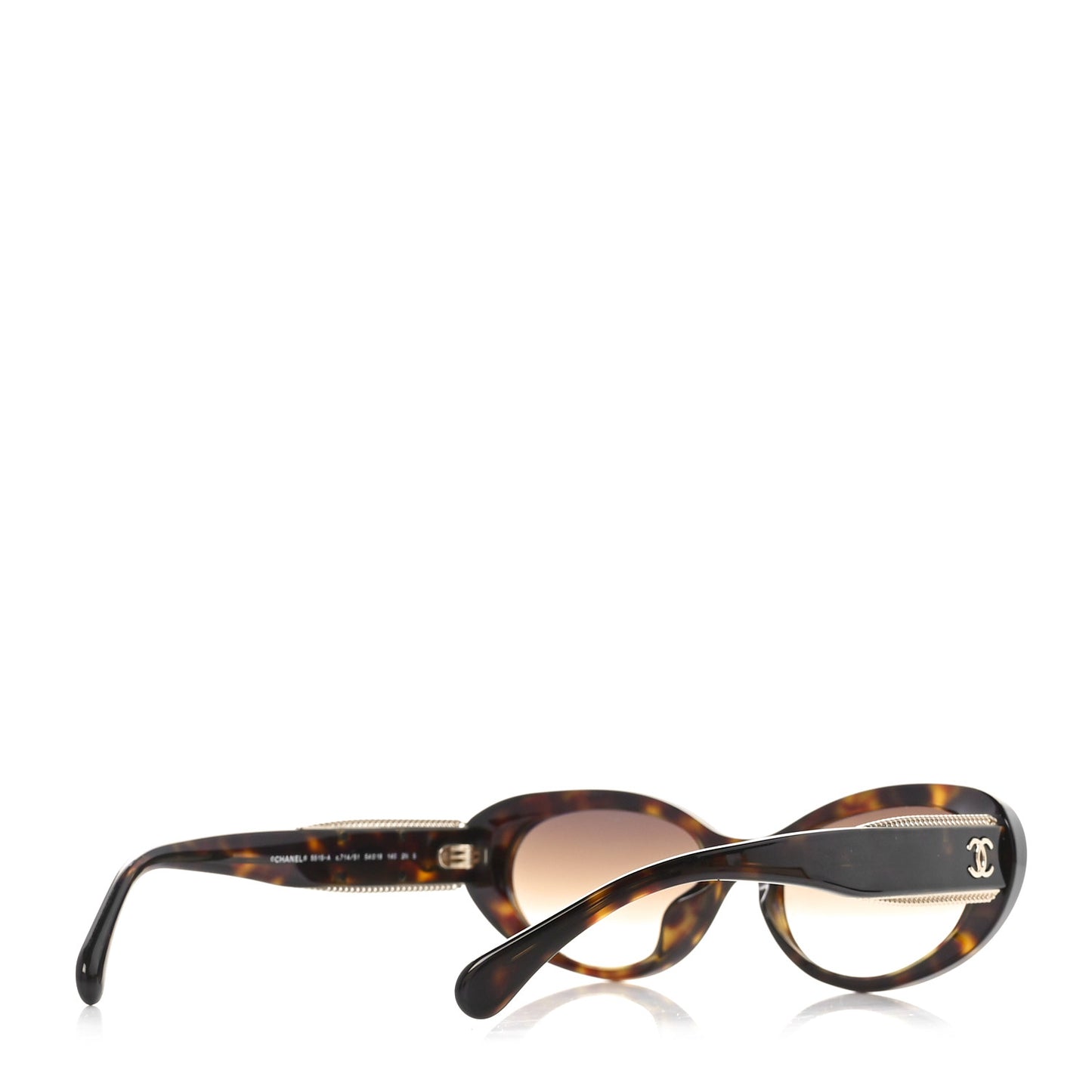 Acetate Oval Sunglasses 5515-A Tortoise