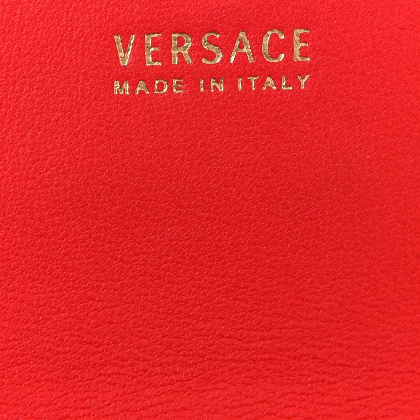 Vitello Mini Virtus Chain Clutch Red