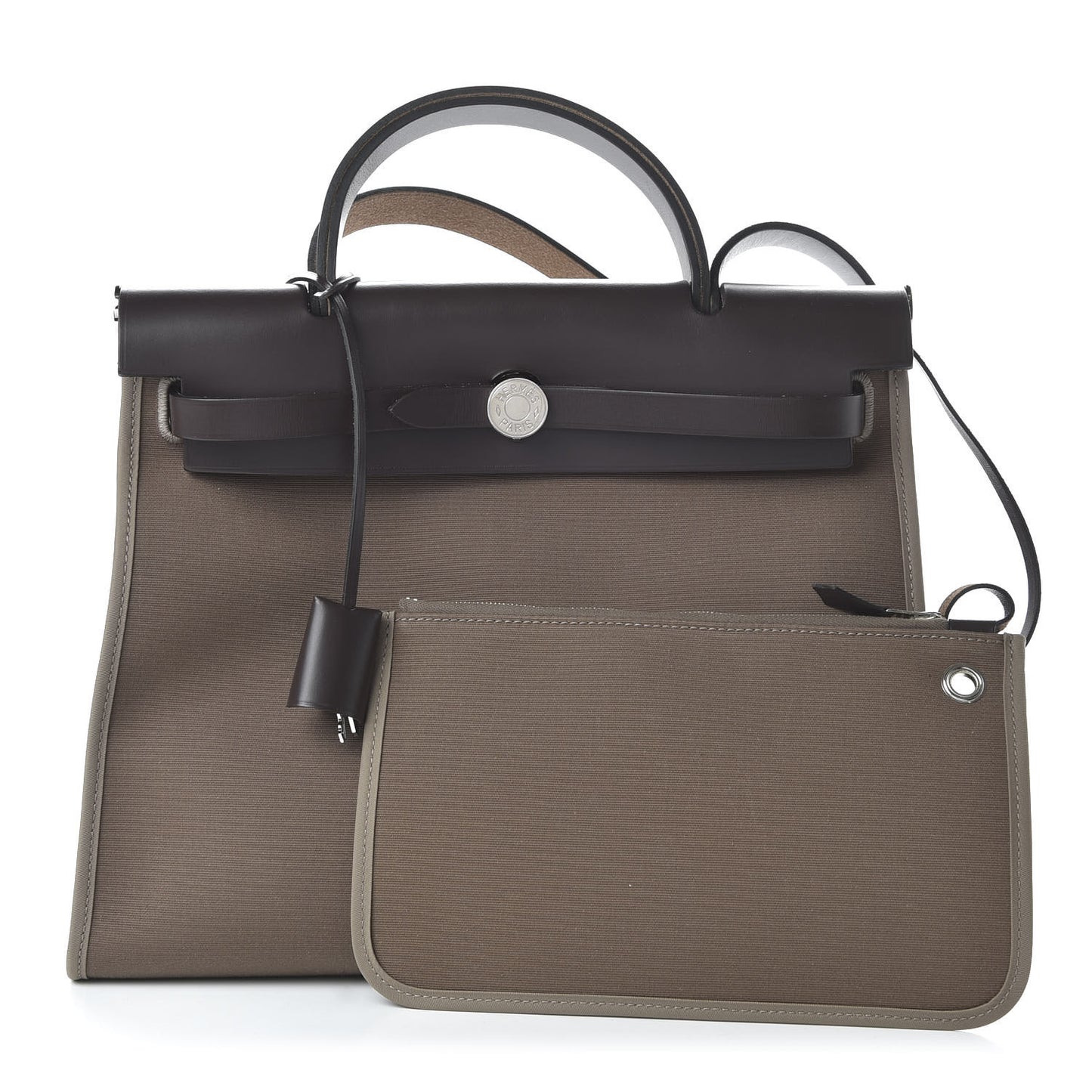 Vache Hunter Toile Herbag Zip 31 PM Etoupe Ebene