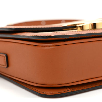 Celine Textile Natural Calfskin Teen Triomphe White Tan 9 of 10