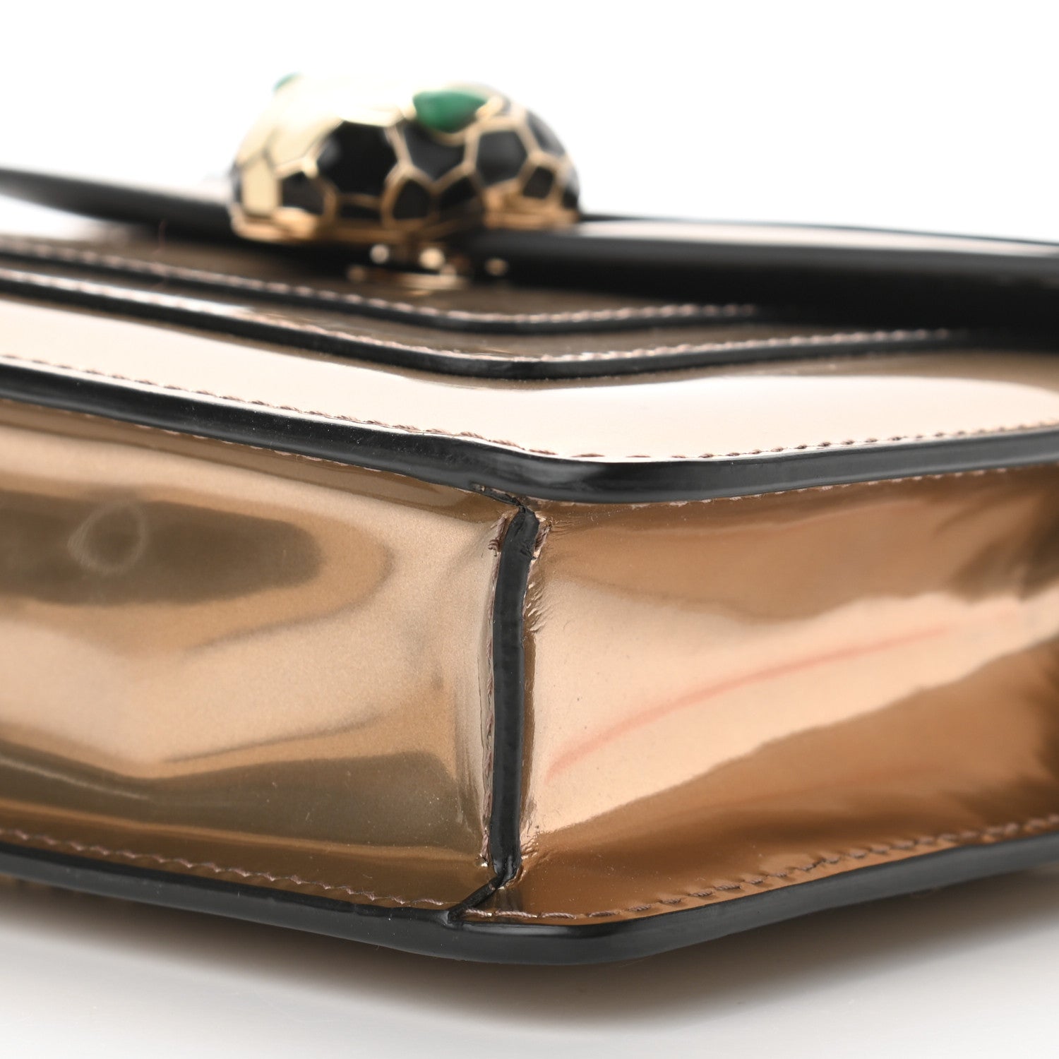 Bulgari Metallic Calfskin Serpenti Forever Crossbody Bag Bronze 6 of 9