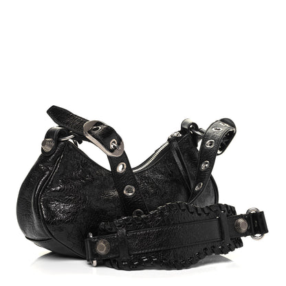 Balenciaga Agneau Arena Le Cagole Shoulder Bag XS Black 3 of 9