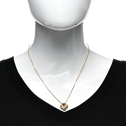 Van Cleef & Arpels 18K Yellow Gold Guilloche Vintage Alhambra Pendant Necklace 2 of 6