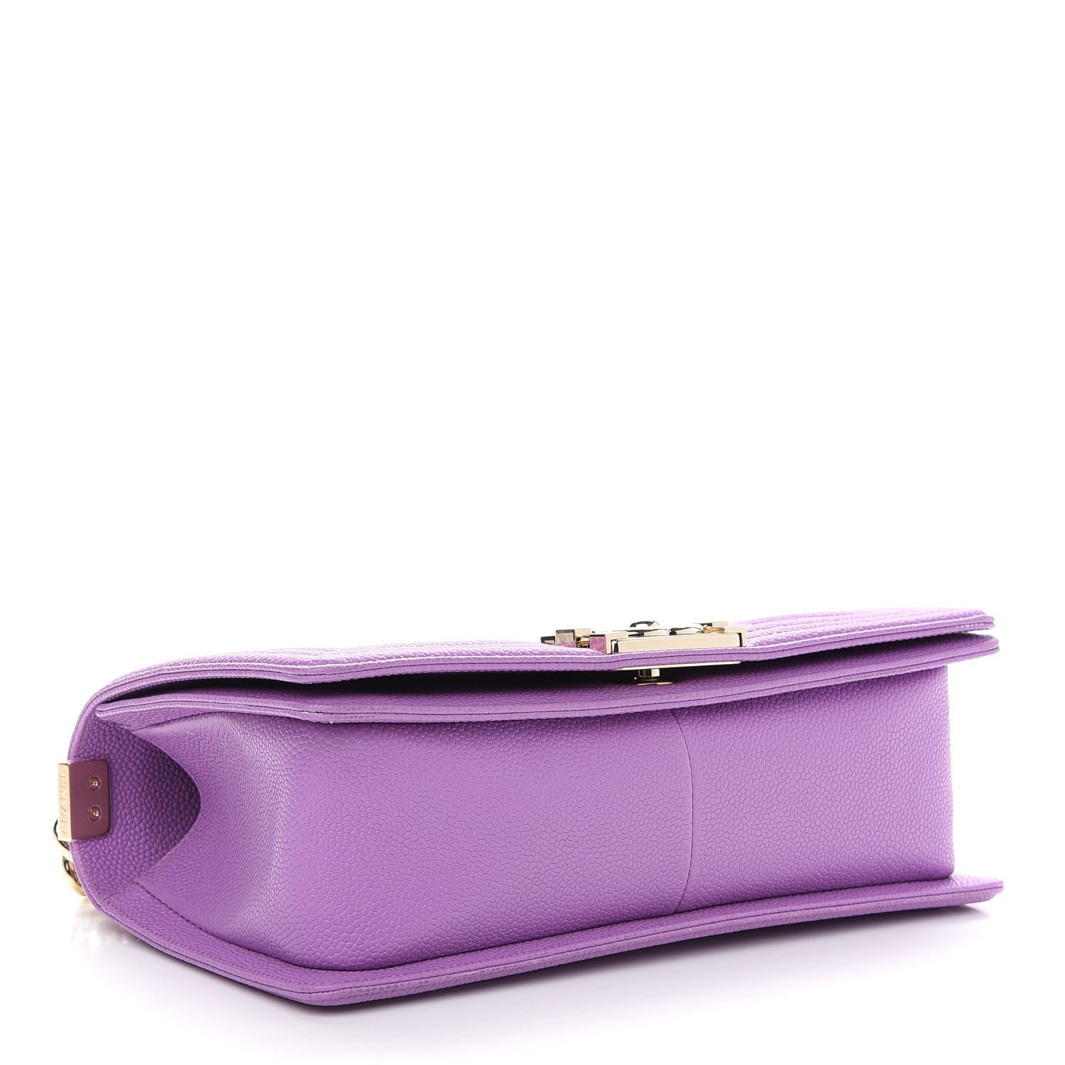 Chanel Caviar Quilted Medium Boy Flap Purple 4 of 10