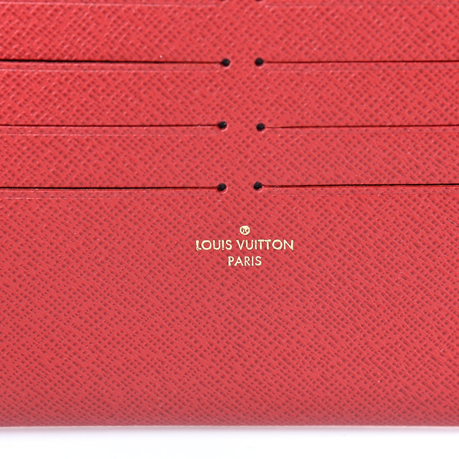 Louis Vuitton Calfskin Felicie Card Holder Insert Cherry 6 of 6