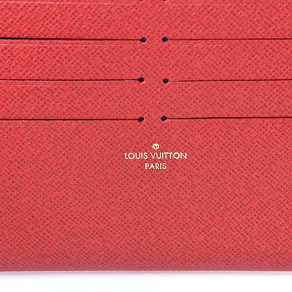 Louis Vuitton Calfskin Felicie Card Holder Insert Cherry 6 of 6