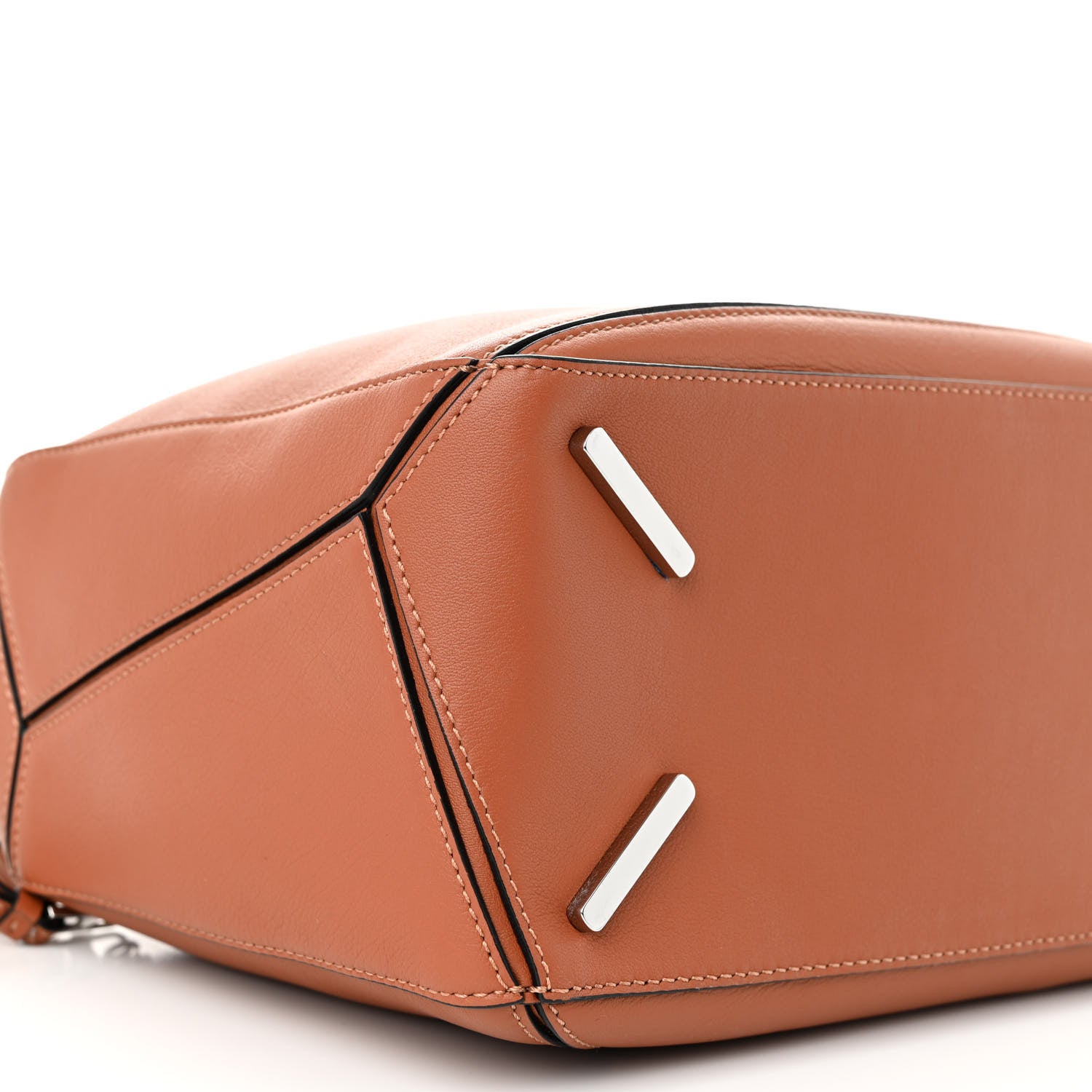 Loewe Calfskin Medium Puzzle Bag Tan 8 of 9