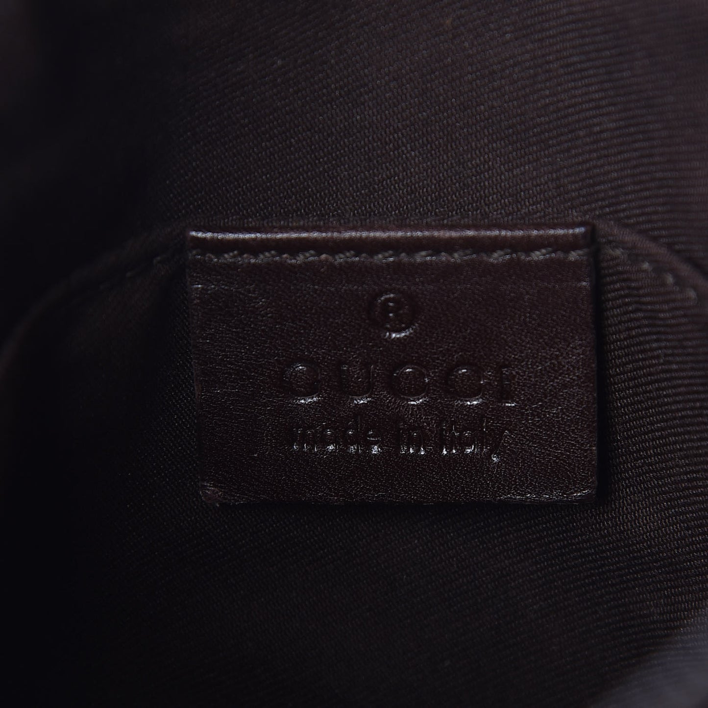Monogram Calfskin Perforated Small Flat Messenger Bag Dark Brown