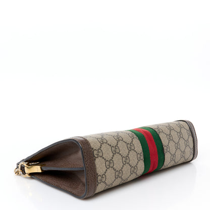 Gucci GG Supreme Monogram Web Small Ophidia Chain Shoulder Bag Brown 4 of 11