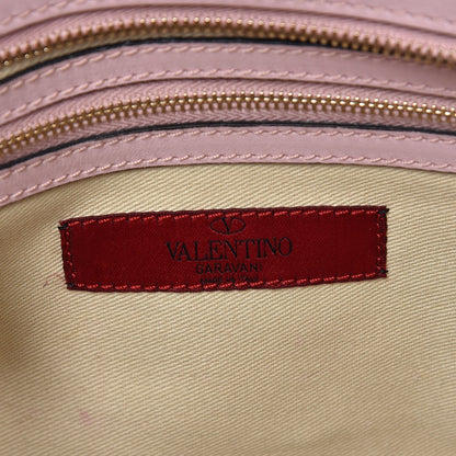 Valentino Garavani Vitello Small Rockstud Double Handle Tote Water Rose 7 of 15