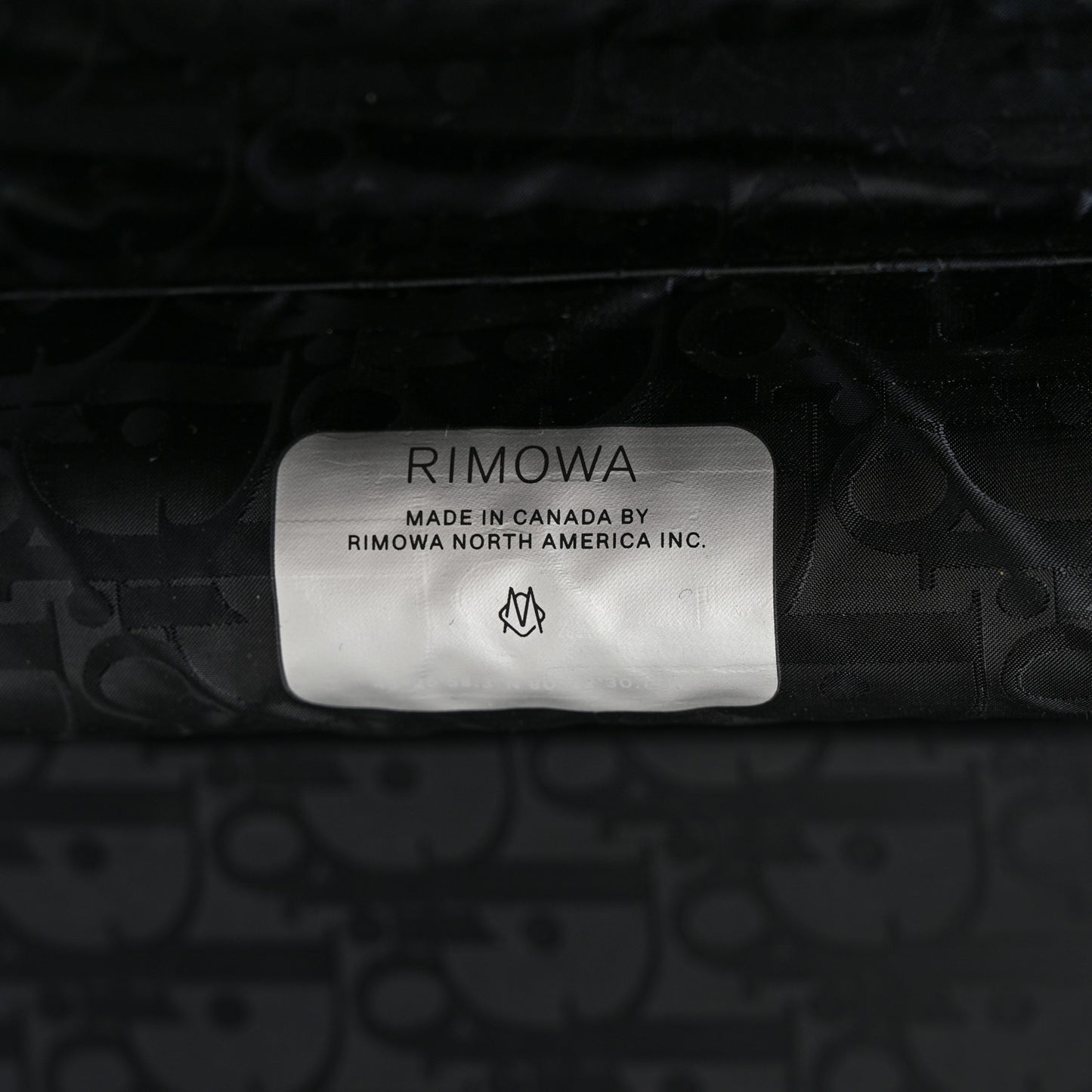 X RIMOWA Aluminum Gradient Cabin Luggage Black Multi