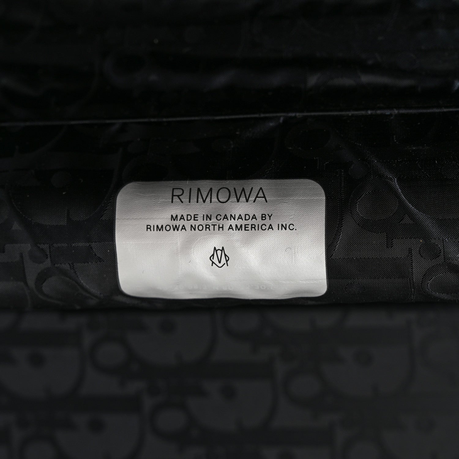 Christian Dior X RIMOWA Aluminum Gradient Cabin Luggage Black Multi 6 of 13
