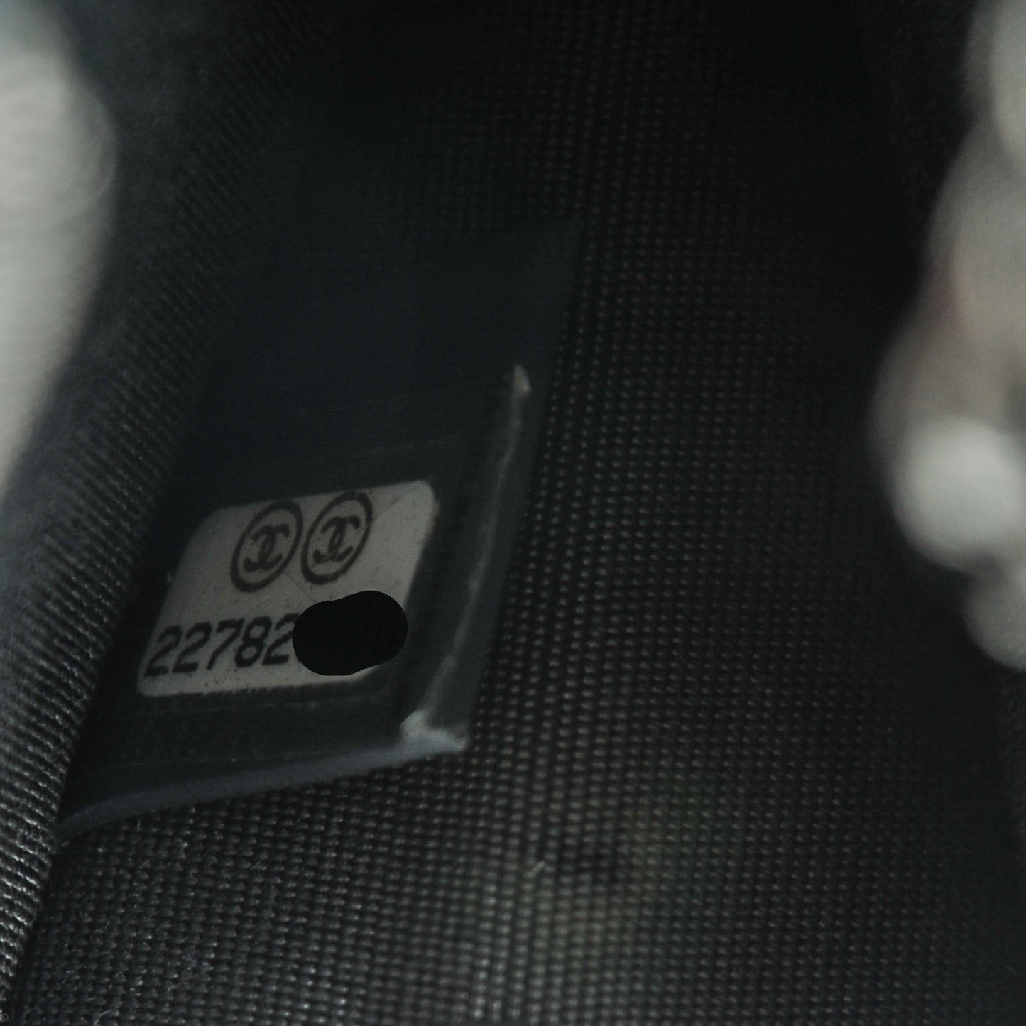 Caviar Quilted Key Holder Case Grey