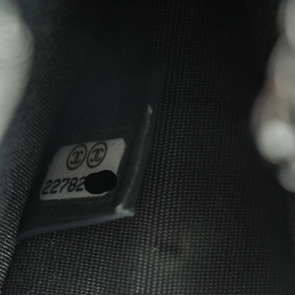 Chanel Caviar Quilted Key Holder Case Grey 7 of 7