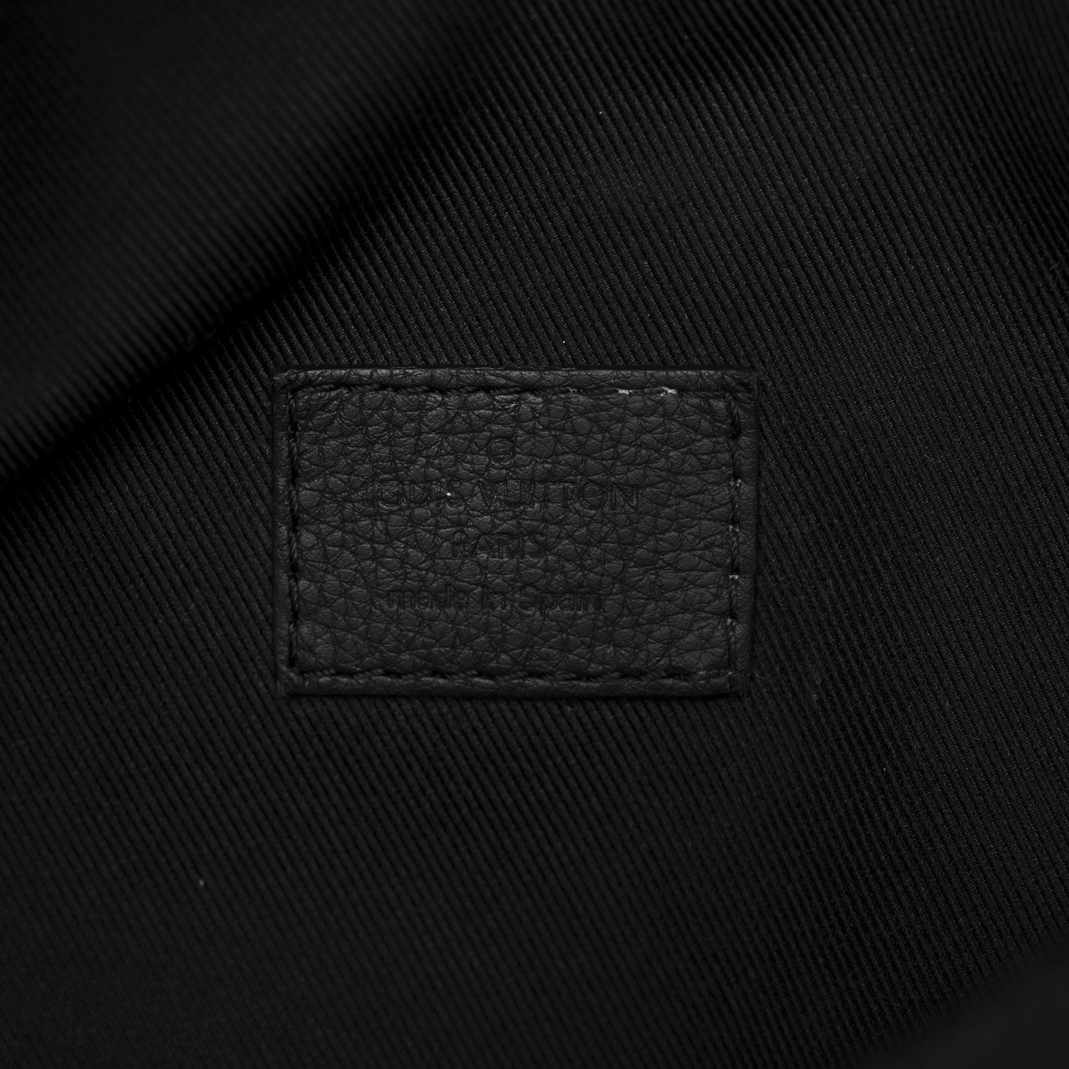 Louis Vuitton Calfskin Monogram Shadow Discovery Bumbag Black 6 of 9