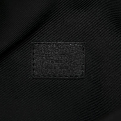 Louis Vuitton Calfskin Monogram Shadow Discovery Bumbag Black 6 of 9