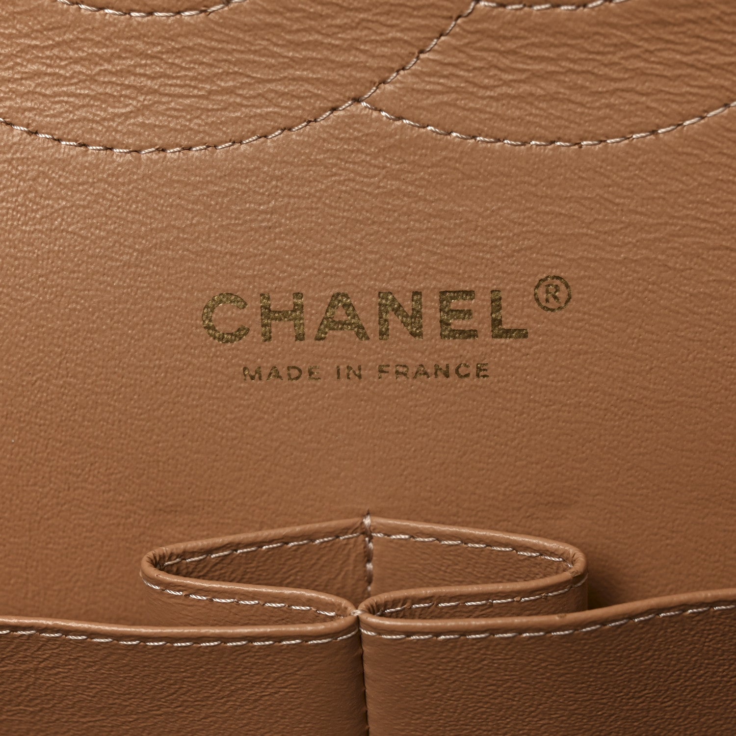 Chanel Caviar Quilted Jumbo Double Flap Beige 6 of 14