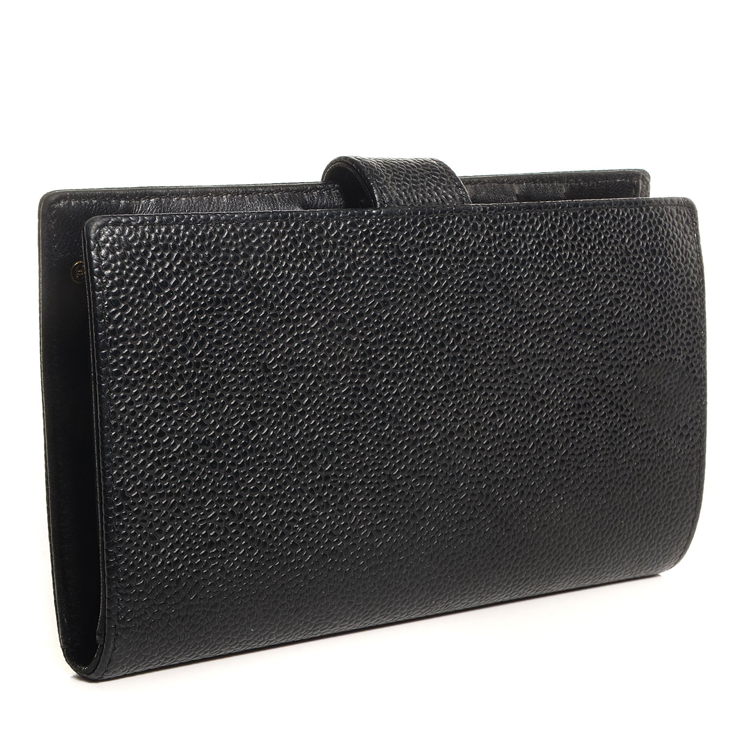 Chanel Caviar CC French Wallet Black 3 of 8