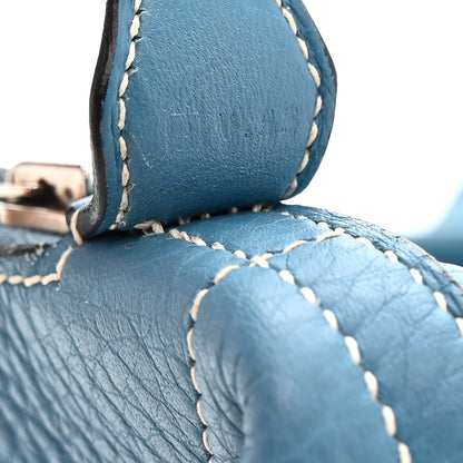 Hermes Taurillon Clemence Bolide 35 Bleu Jean 7 of 18