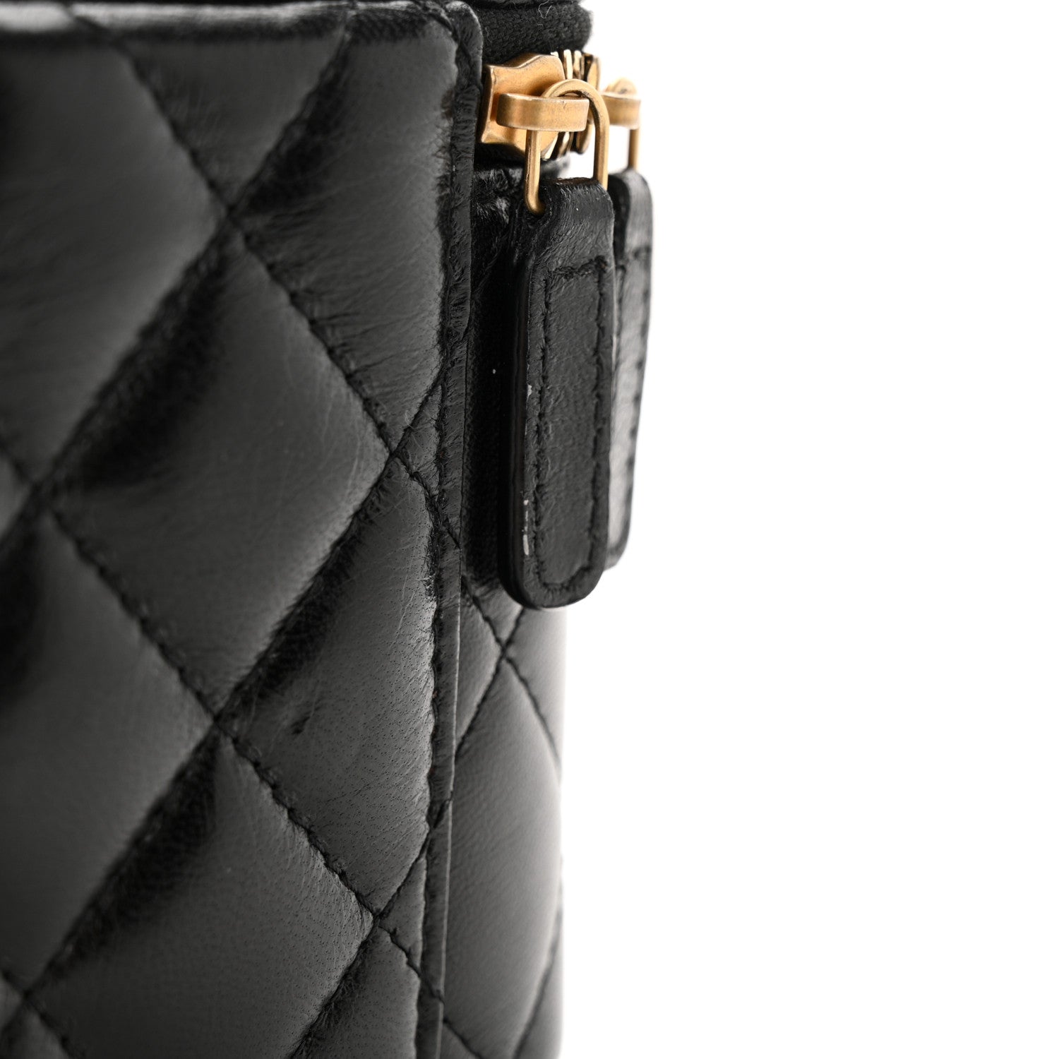 Chanel Lambskin Quilted Small CC Dynasty Vanity Case With Chain Black 13 of 13