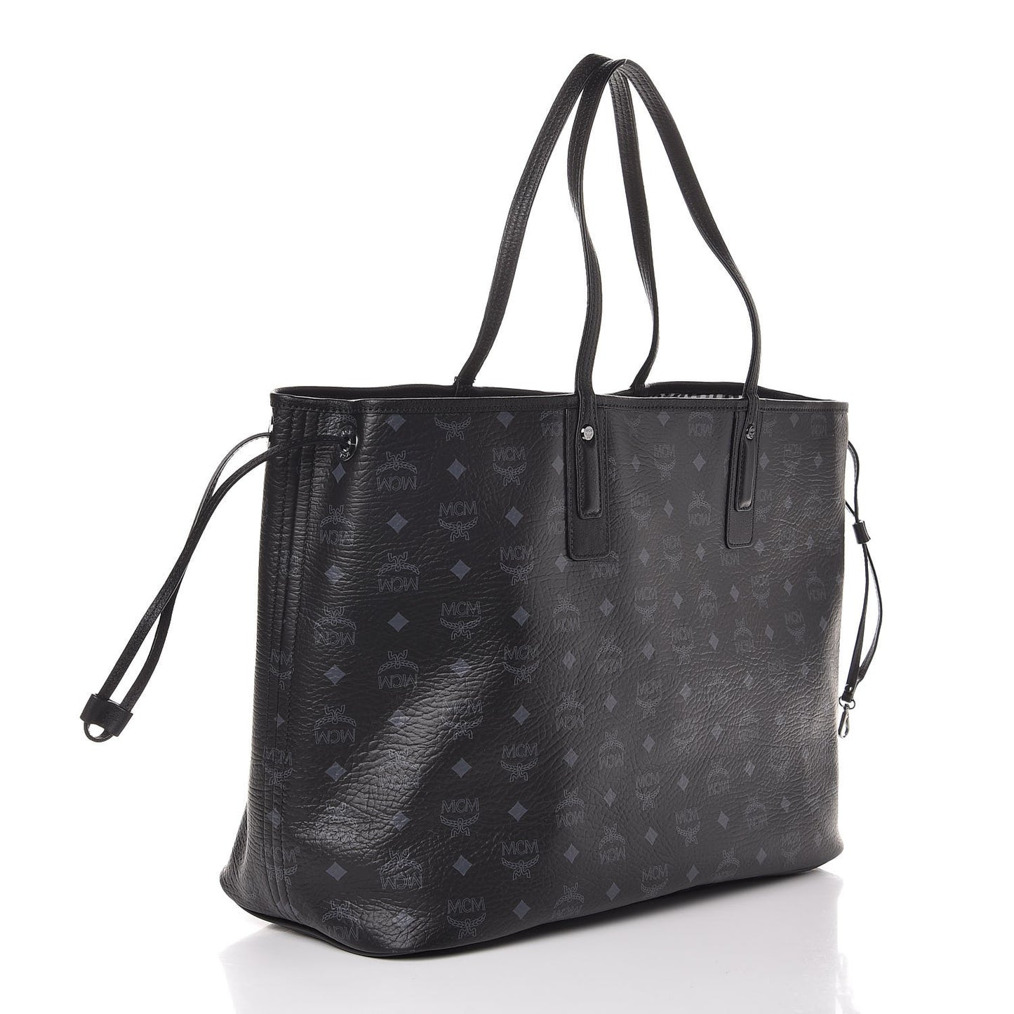Visetos Large Liz Reversible Shopper Tote Black
