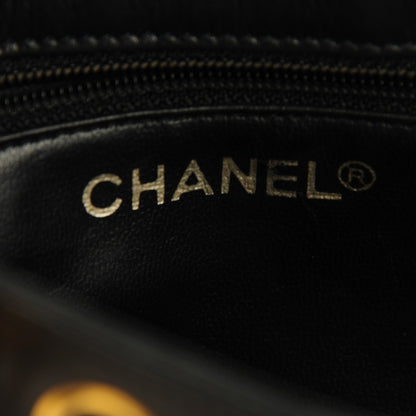 Chanel Lambskin Diamond Stitch Shoulder Bag Black 6 of 8