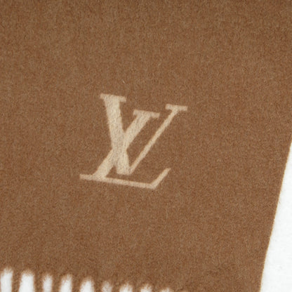 Louis Vuitton Cashmere Jhelam Muffler Scarf Camel 4 of 4