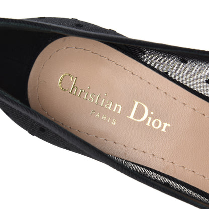 Christian Dior Mesh Blossom Pumps 37.5 Black 6 of 10