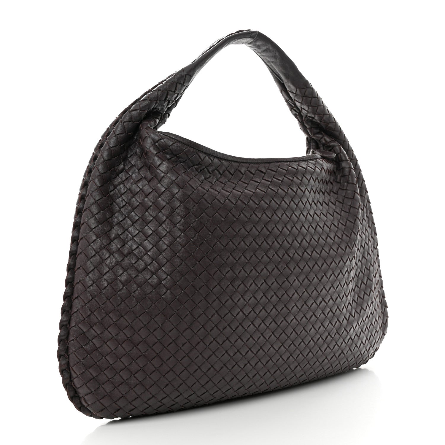 Bottega Veneta Nappa Intrecciato Large Veneta Hobo Aubergine 3 of 9