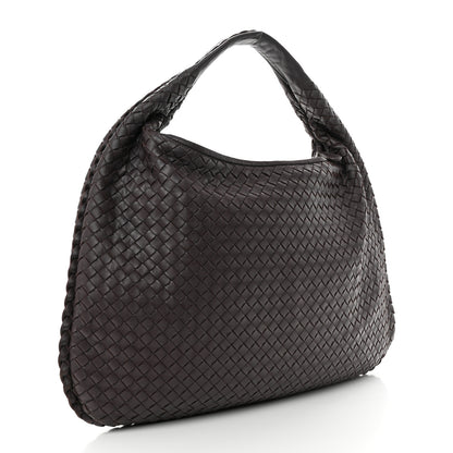 Bottega Veneta Nappa Intrecciato Large Veneta Hobo Aubergine 3 of 9