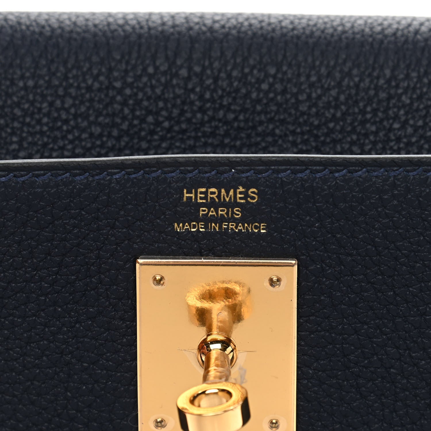 Hermes Togo Kelly Retourne 28 Bleu Nuit 9 of 18