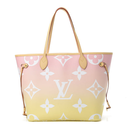 Louis Vuitton Monogram Giant By The Pool Neverfull MM Light Pink 1 of 10
