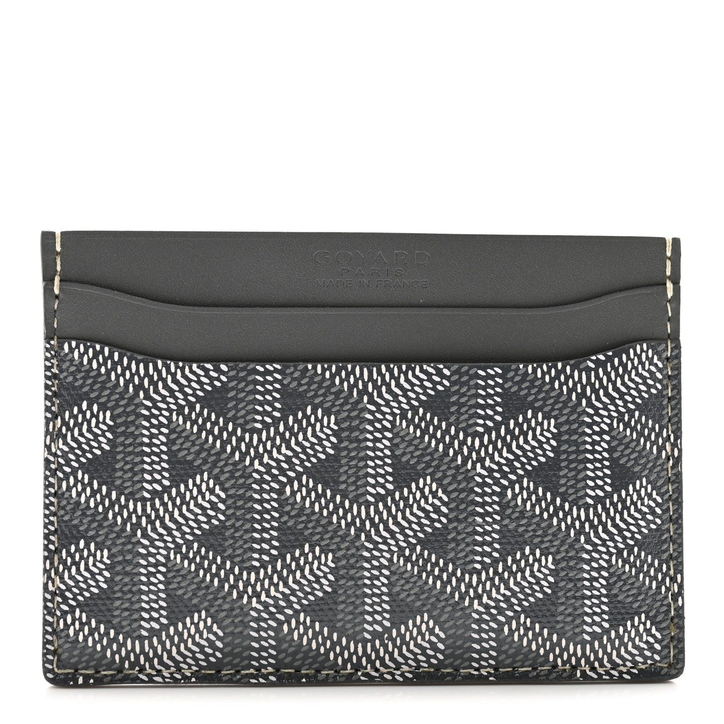 Goyardine Saint Sulpice Card Holder Grey