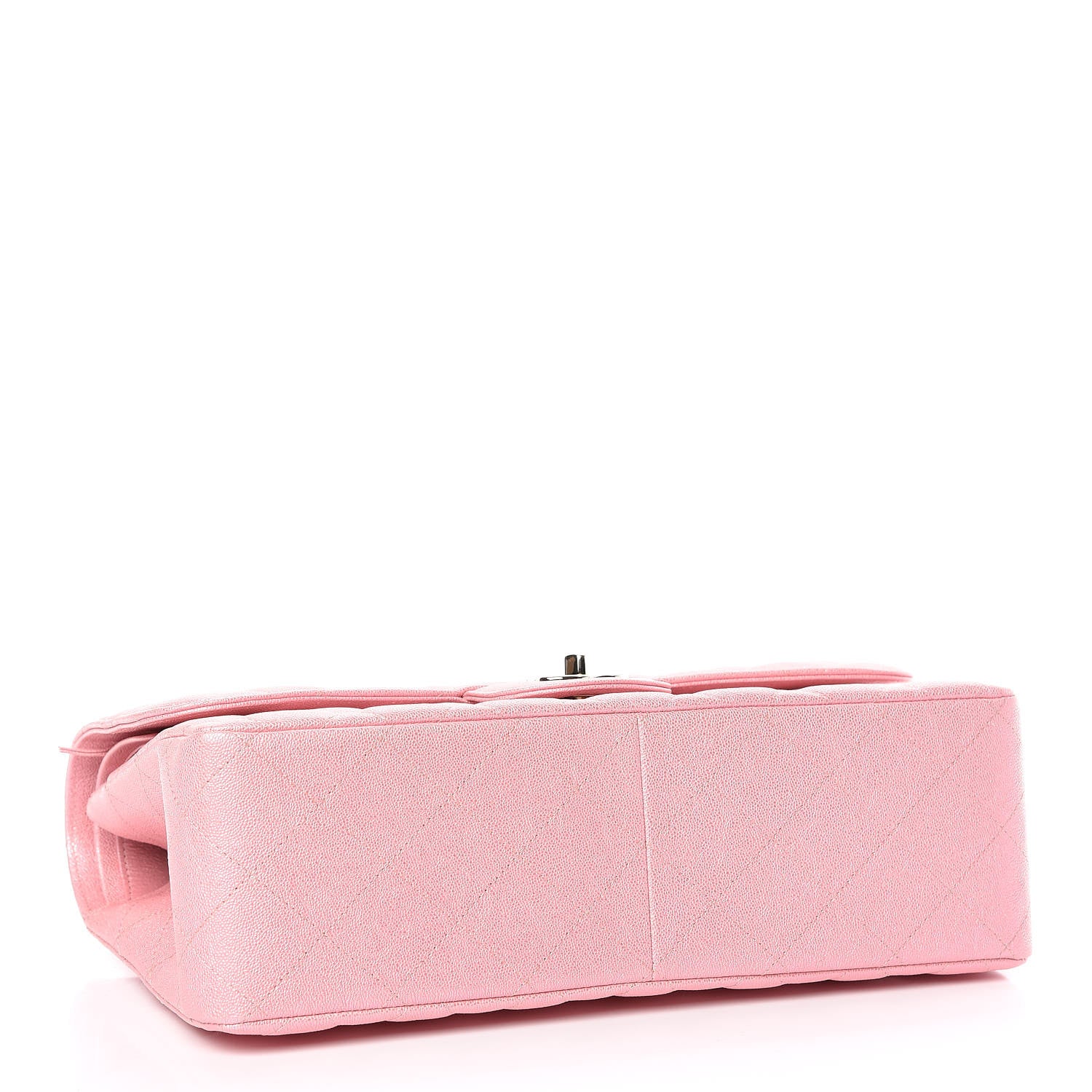Chanel Iridescent Caviar Quilted Jumbo Double Flap Pink 4 of 11