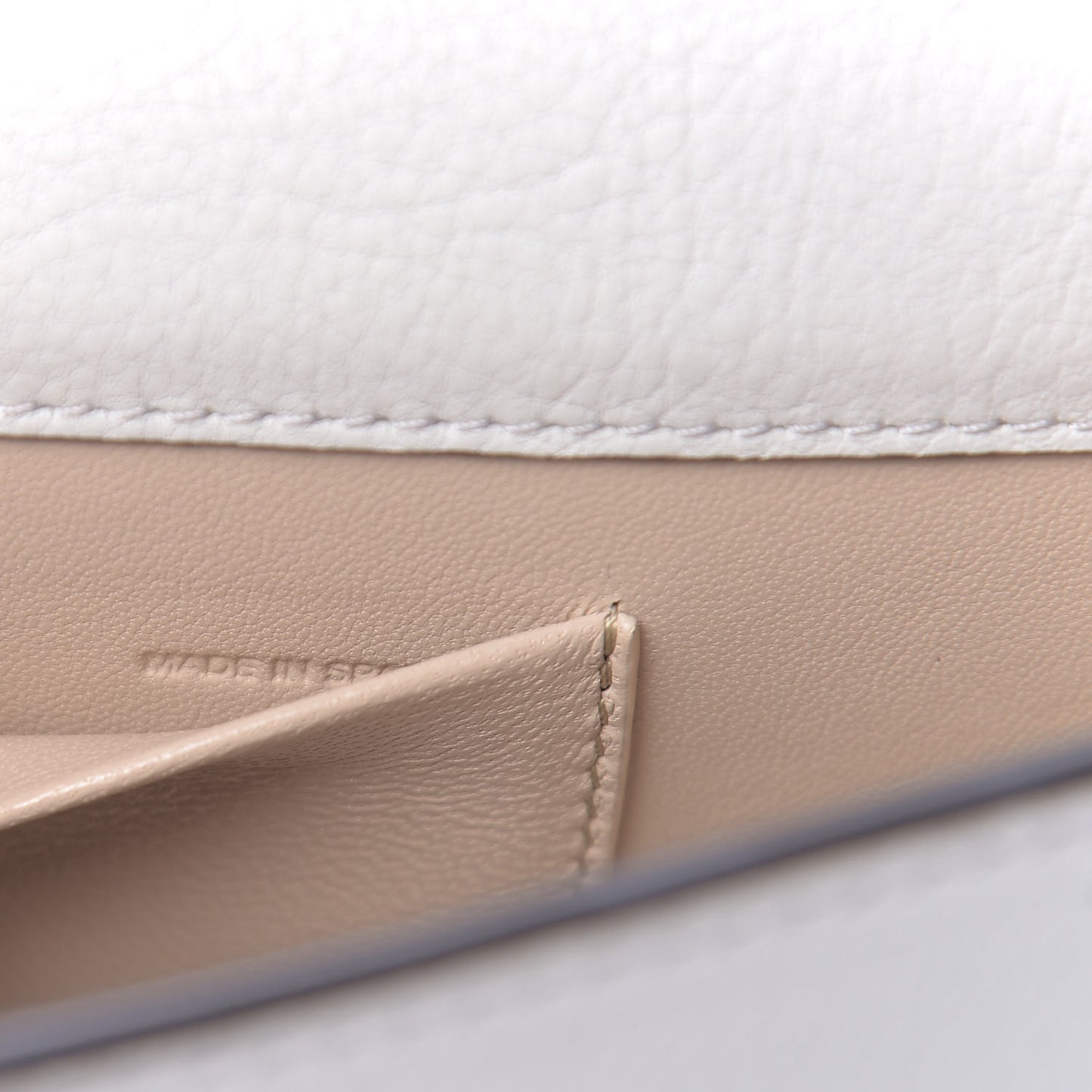Calfskin Small Nile Bracelet Minaudiere Bag Airy Grey
