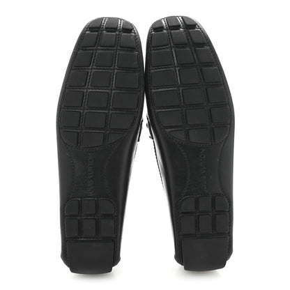 Louis Vuitton Calfskin Mens Monte Carlo Shoe Moccasin Loafers 11 Black 6 of 10