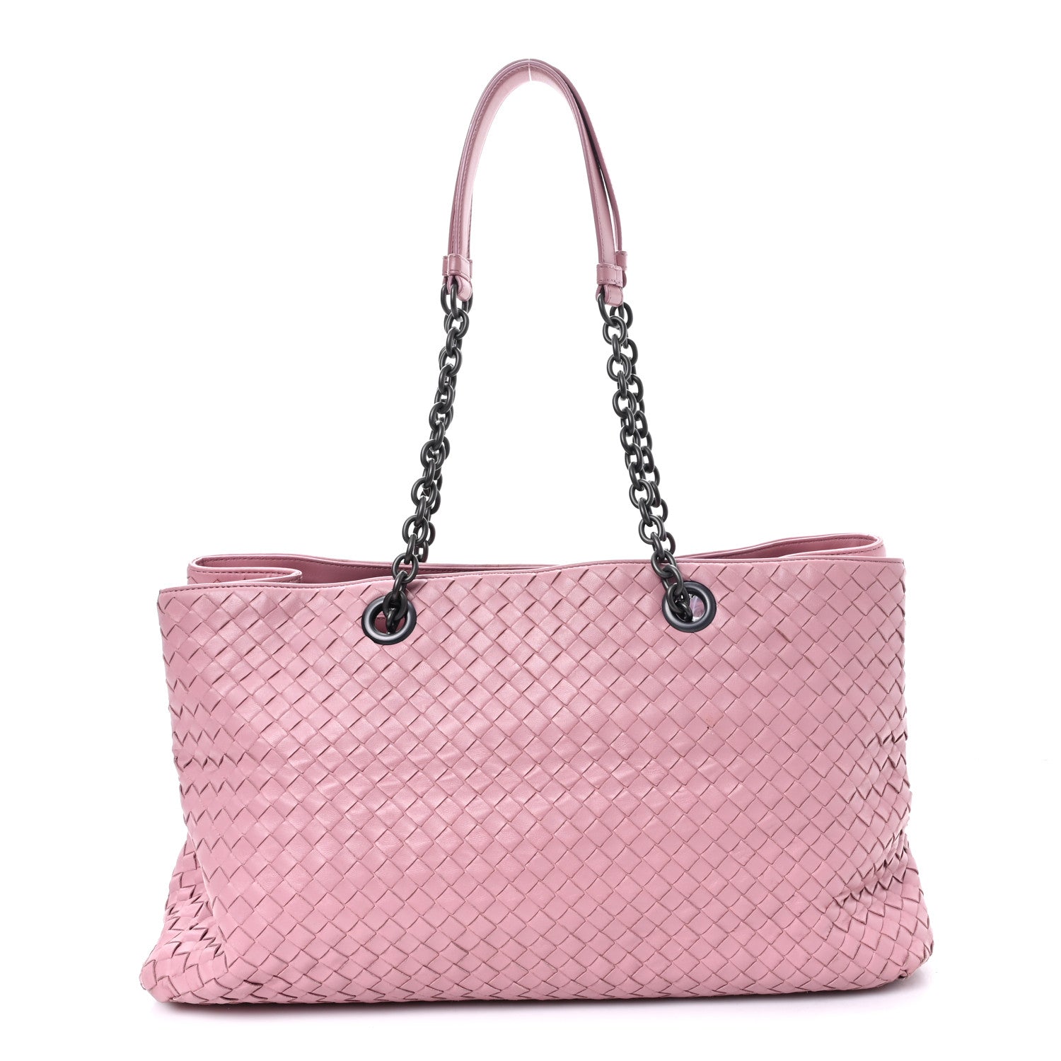 Bottega Veneta Nappa Intrecciato Large Classic Chain Strap Tote Glicine 1 of 10