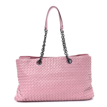 Bottega Veneta Nappa Intrecciato Large Classic Chain Strap Tote Glicine 1 of 10