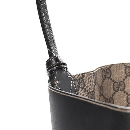 Gucci Calfskin GG Supreme Monogram Medium Reversible Tote Black 16 of 19