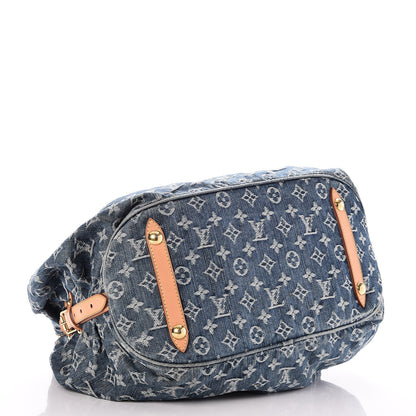Louis Vuitton Denim Mahina XL Blue 4 of 8
