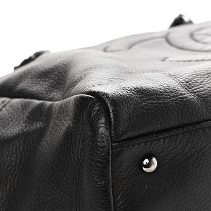 Chanel Deerskin Luxe Ligne Large Bowler Black 8 of 15