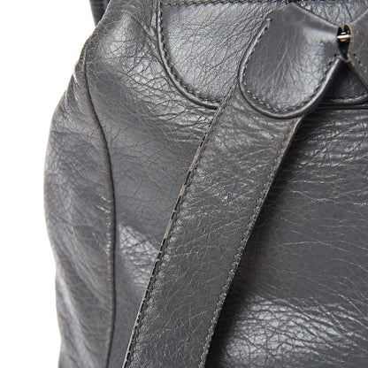 Balenciaga Agneau Silver Metallic Edge Hardware Backpack Gris Cendre 18 of 23