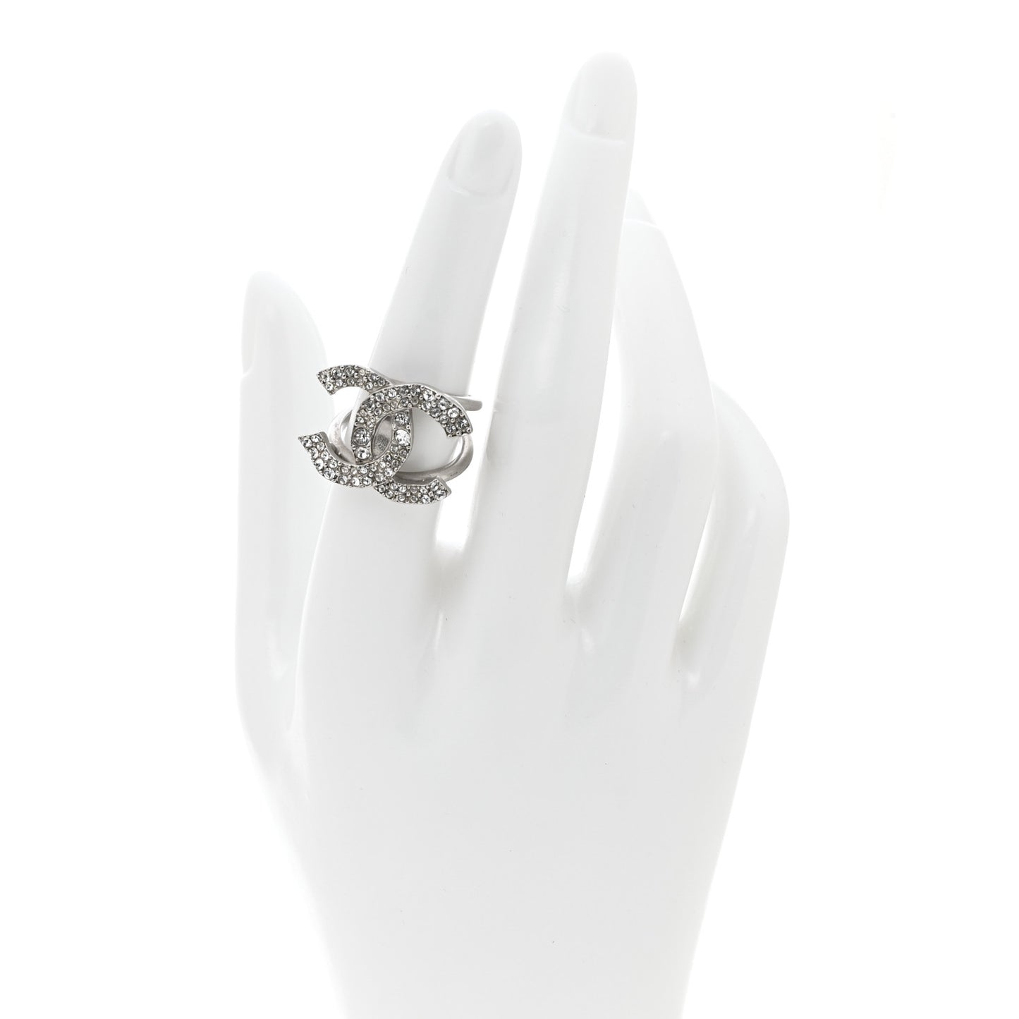 Metal Crystal Palais Garnier Ring 52 6 Silver