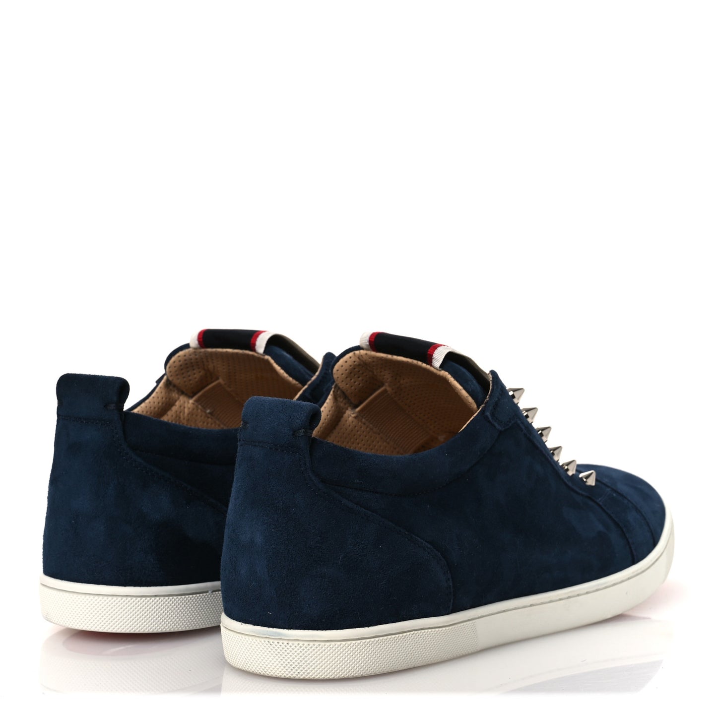 Suede Spiked Fav Fique Mens Sneakers Navy 46.5