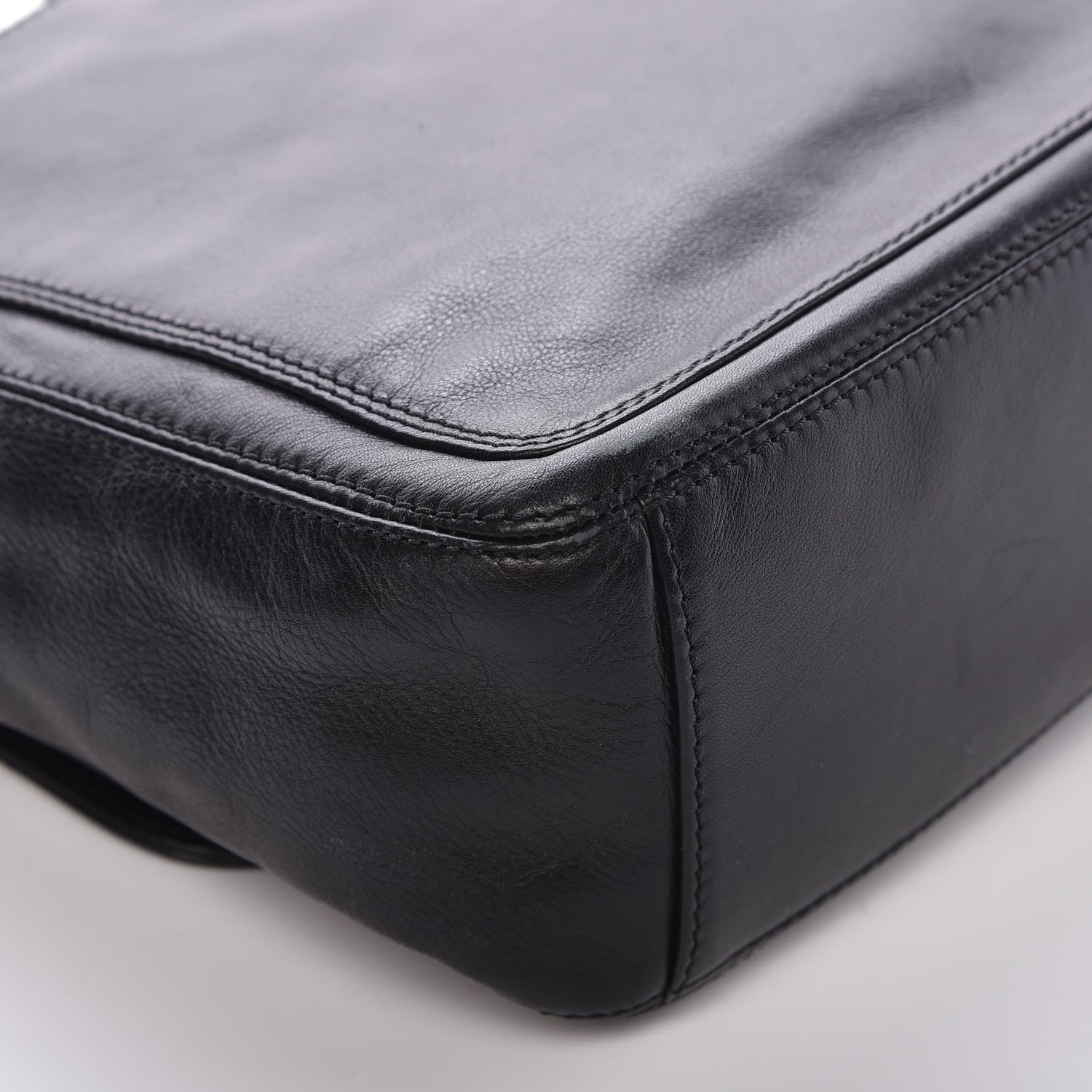 Chanel Calfskin CC Flap Shoulder Bag Black 12 of 12
