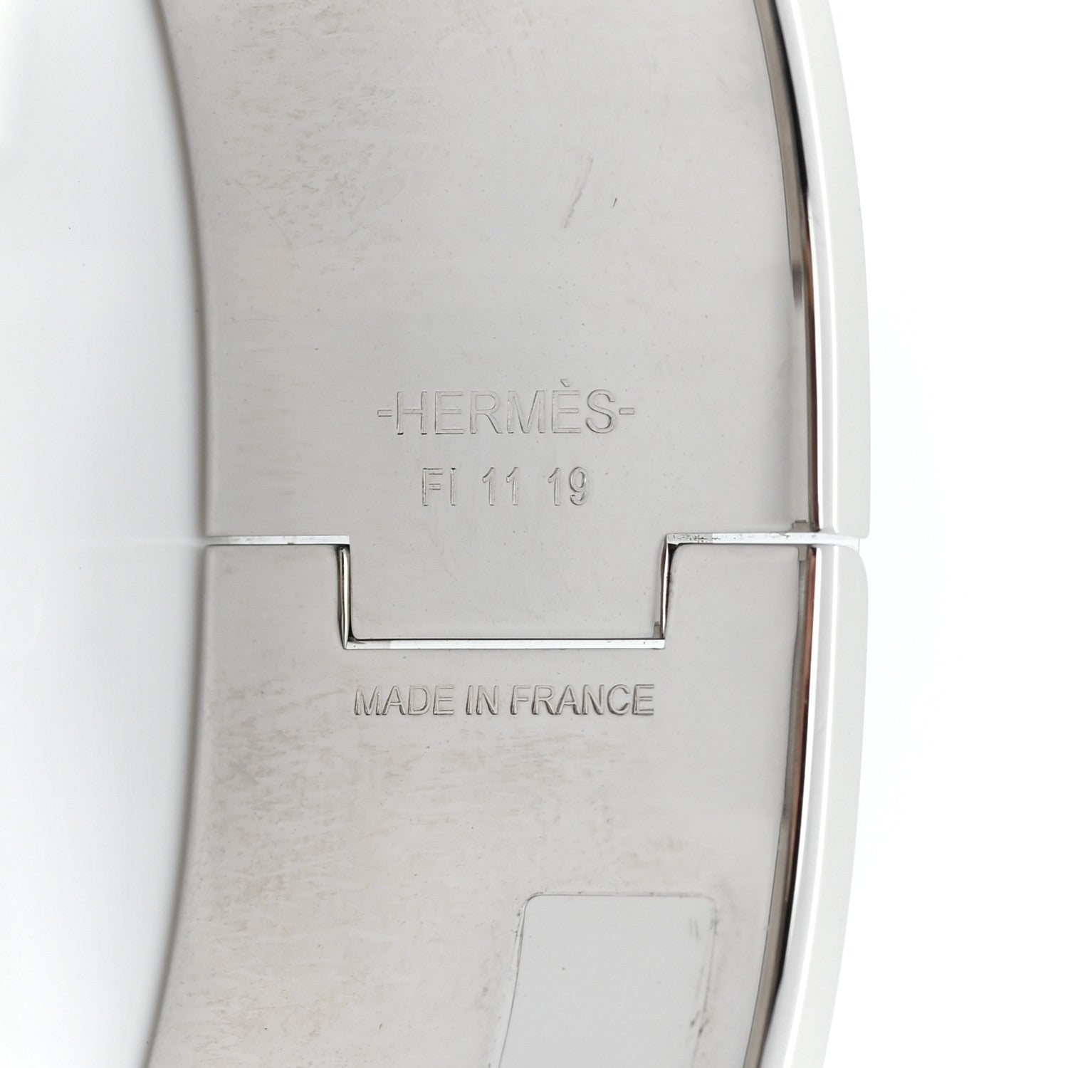 Hermes Enamel Wide Clic Clac H Bracelet PM Orange 4 of 4