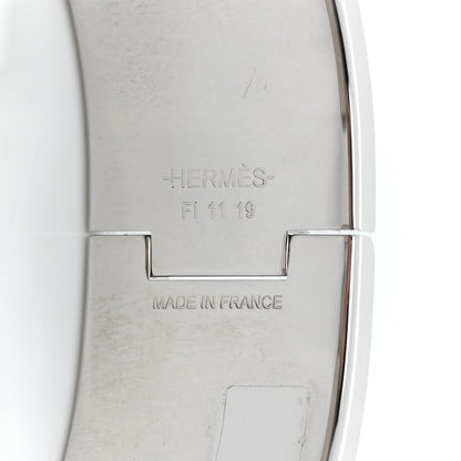 Hermes Enamel Wide Clic Clac H Bracelet PM Orange 4 of 4